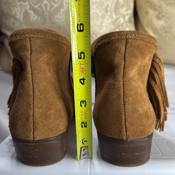 (N7) Minnetonka Women's‎ Blake Fringe Suede Boots Women's Size 9.5 - Picture 5 of 9